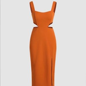 Cider Cutout midi dress